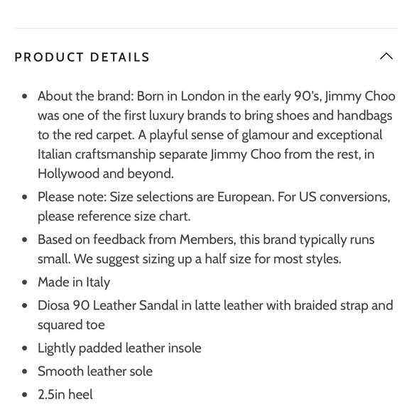 Jimmy Choo Diosa 90 leather sandal in color Latte - Picture 9 of 10